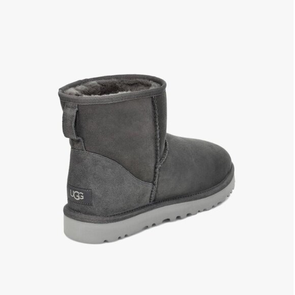 UGG Other - UGG CLASSIC MINI DARK GREY SUEDE SHEEPSKIN MEN'S BOOTS US SIZE 11 New in Box